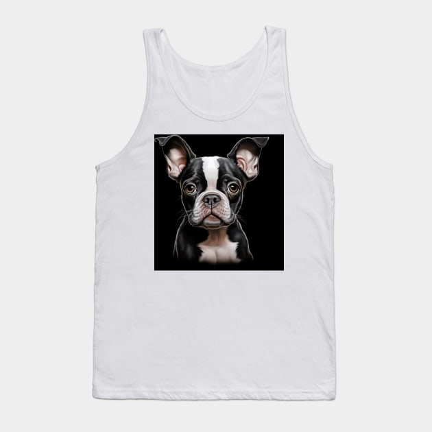 Cute Boston Terrier Lovers Dogs Boston Terrier Tank Top by fromherotozero